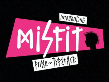 Misfit - Punk Typeface Yazı Tipi