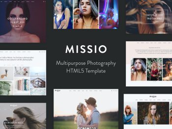 Missio Photography Template for Photography Yazı Tipi