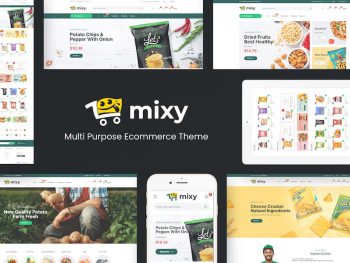 Mixy - Organic Food Store WordPress Teması