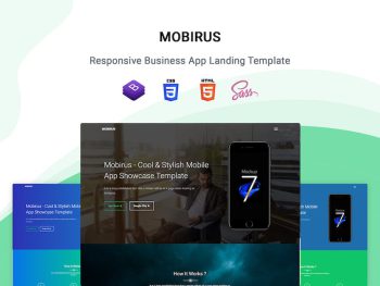 Mobirus - Responsive App Landing Template Yazı Tipi