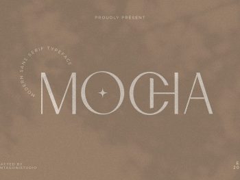 Mocha | Modern Display Sans Yazı Tipi