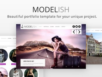 Modelish - Photography HTML5 Site Template Yazı Tipi