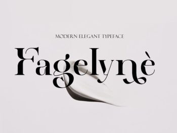 Modern Elegant Font - Fagelyne Yazı Tipi