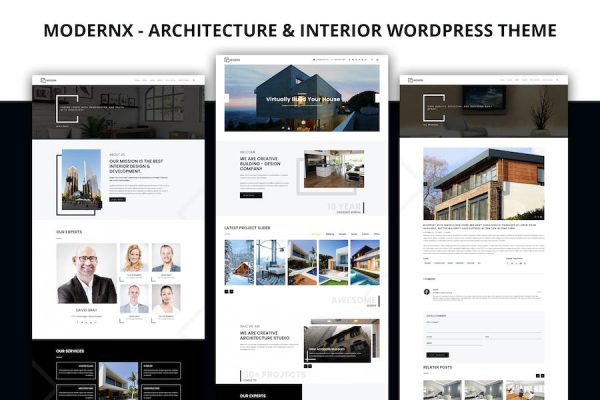 Modernx - Architecture & Interior WordPress Teması