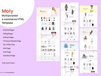 Moly multipurpose e-commerce html template Yazı Tipi