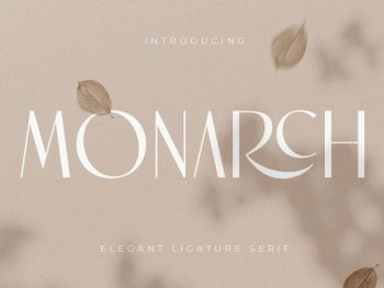 Monarch - Elegant Ligature Serif Yazı Tipi