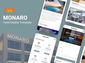 Monaro - Hotel Mobile Template Yazı Tipi