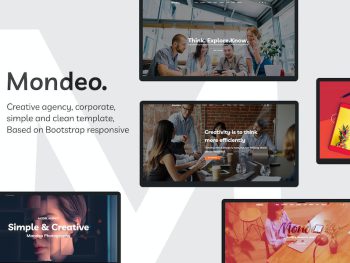 Mondeo - One Page Creative Marketing HTML Template Yazı Tipi