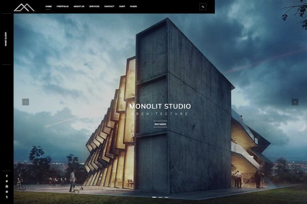 Monolit – Responsive Architecture WordPress Teması