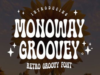 Monoway Groovey Yazı Tipi