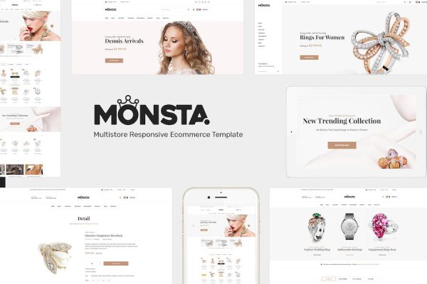 Monsta - Jewelry WooCommerce WordPress Teması