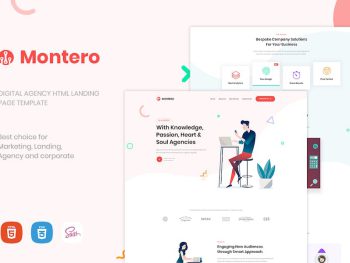 Montero | One Page Parallax HTML5 Template Yazı Tipi