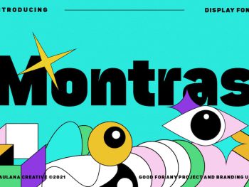 Montras Sans Serif Display Font Yazı Tipi