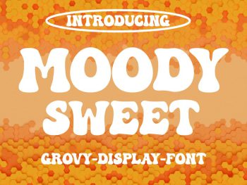 Moodysweet - Display Font Yazı Tipi