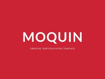 Moquin Creative Portfolio HTML Template Yazı Tipi