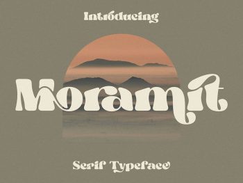 Moramit - Rounded Serif Font Yazı Tipi