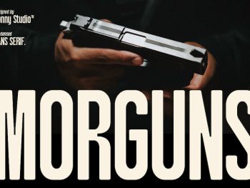 Morguns - Condensed Sans Serif Yazı Tipi