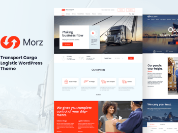 Morz - Transport Cargo Logistics WordPress Teması