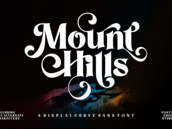 Mount Hills Yazı Tipi