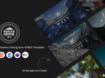 Mountain - Creative Coming Soon HTML5 Template Yazı Tipi