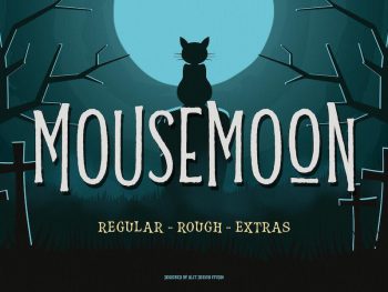 Mouse Moon Typeface Yazı Tipi