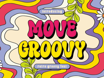 Move Groovy Font Yazı Tipi