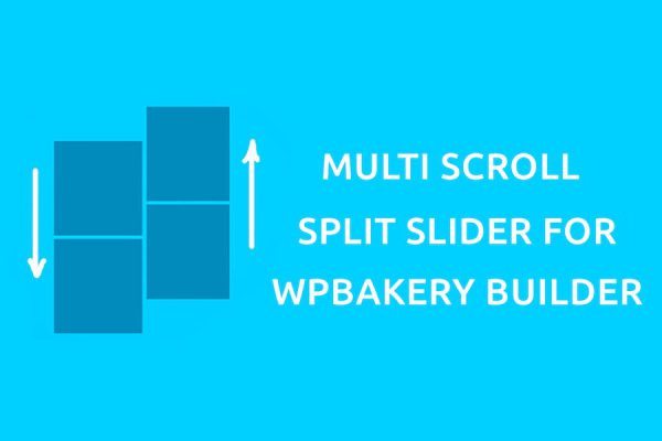 Multi Scroll - Split Slider for WPBakery Builder WordPress Eklentisi