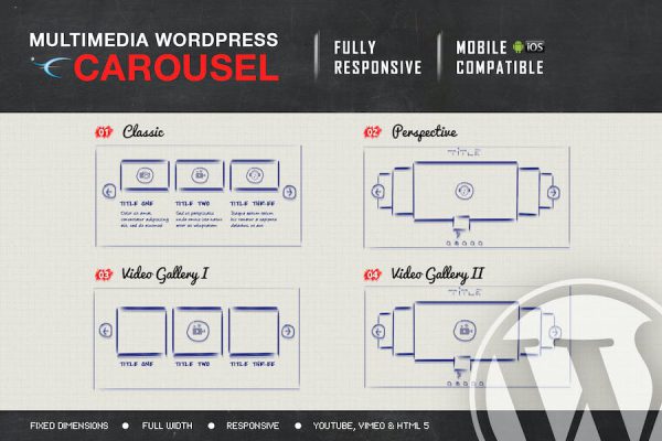 Multimedia Responsive Carousel - WordPress Plugin WordPress Eklentisi