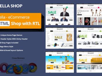 Multipurpose Ecommerce HTML Template - Bella Shop Yazı Tipi