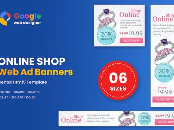 Multipurpose Online Shop Banner HTML5 Yazı Tipi