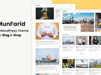 Munfarid - A For Blog & Shop WordPress Teması