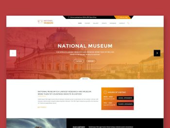 Museum - Premium HTML Template Yazı Tipi
