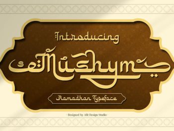 Mushym Arabic Typeface Yazı Tipi