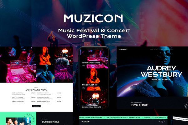 Muzicon WordPress Teması