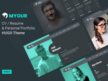 Myour - Resume CV Portfolio Hugo Theme Yazı Tipi