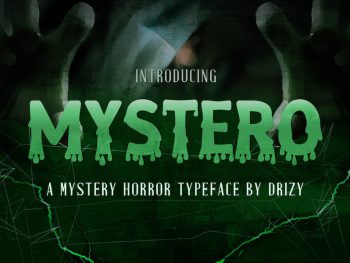 Mystero - Mystery Horror Font Yazı Tipi