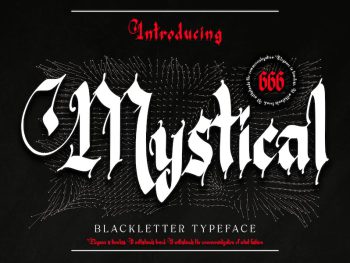 Mystical - Blackletter Yazı Tipi