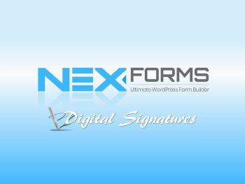 NEX-Forms - Digital Signatures Add-on WordPress Eklentisi