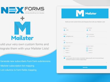 NEX-Forms - Mailster Add-on WordPress Eklentisi