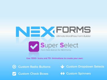 NEX-Forms - Super Selection Form Field Add-on WordPress Eklentisi