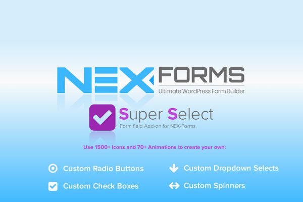 NEX-Forms - Super Selection Form Field Add-on WordPress Eklentisi