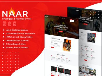 Naar - Fire Brigade Responsive HTML Template Yazı Tipi