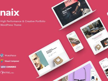 Naix - Creative Portfolio WordPress Teması