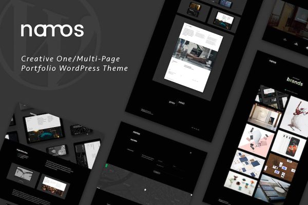 Namos - Creative One/Multi-Page Portfolio WordPres WordPress Teması