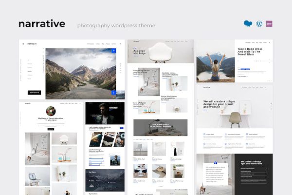 Narrative - Portfolio WordPress Teması