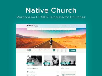 Native Church - HTML5 Template for Churches Yazı Tipi