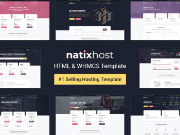 NatixHost - WHMCS & Hosting HTML Template Yazı Tipi
