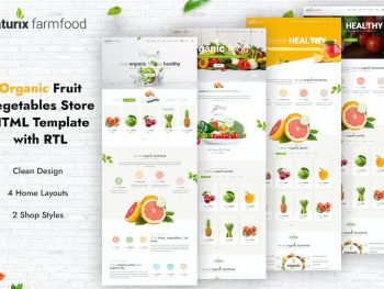 Naturix - Organic Fruit Vegetables Store HTML Yazı Tipi