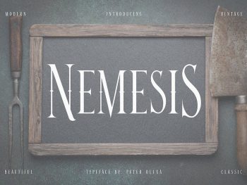 Nemesis Vintage Font Yazı Tipi