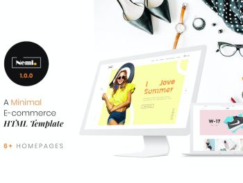 Nemi | Multi Store Responsive HTML Template Yazı Tipi